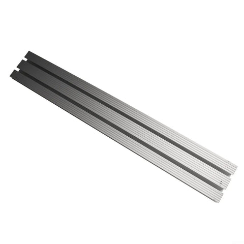 Silver 20-inch aluminum 75 Type Miter Track T Slot for table saw and CNC router woodworking fence system with sliding brackets