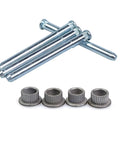 Door Hinge Pin And Bushing Repair Kit For Chevy GMC Fullsize Trucks And SUVs 1988 2002 C1500 C2500 K1500 K2500 K3500 Suburban Tahoe Jimmy Yukon 4 Pins 2 Doors Heavy Duty Galvanized Steel, 4 pins and 4 bushings