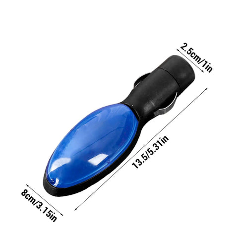 Plug And Play Fuel Saver Kit For Cars, Trucks And Diesels Boost MPG, Drive Further, Easy Install, Universal Fuel Efficiency Device For All Vehicles, 2 Pack - blue and black unit with measurements shown