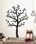 Black Tree Wall Stickers For Living Room And Bedroom Decor Peel And Stick Tree Silhouette Decal For Walls Easy To Apply Modern Tree Outline Wall Art For Women Home Kitchen Transforms Dull Walls Into Modern Calm Vibe Focal Point