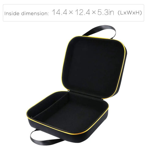Open Hard Travel Case Replacement For Dewalt DCC020IB 20V Max Cordless Tire Inflator showing interior compartments.