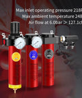Z Series Heavy Duty Three Stage Air Filtration System With Sintered, Fine, And Charcoal Filters For Clean Pro Grade Compressed Air
