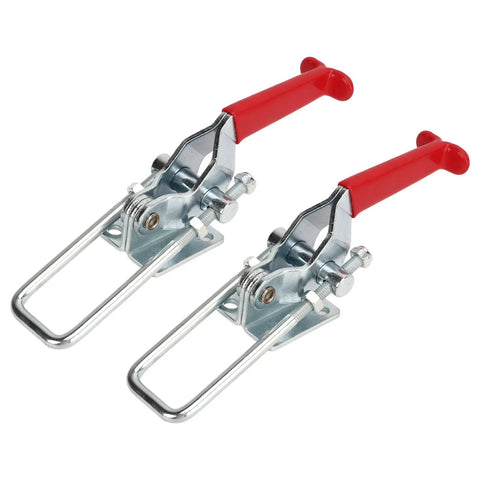 Heavy Duty 2 Pack U Bolt Toggle Clamps With 2000 LB Capacity Adjustable Self Locking Toggle Latch Clamp With Spring Loaded Lever For Trailers And RVs Built To Last And Secure Quick Release Mount