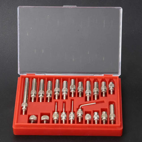 22 Piece Dial Connector Contact Points Set For Dial Test Indicator Thread Tips Stainless Steel Standard Thread Pro Grade High Precision Rust Resistant Long Lasting For Accurate Measurement