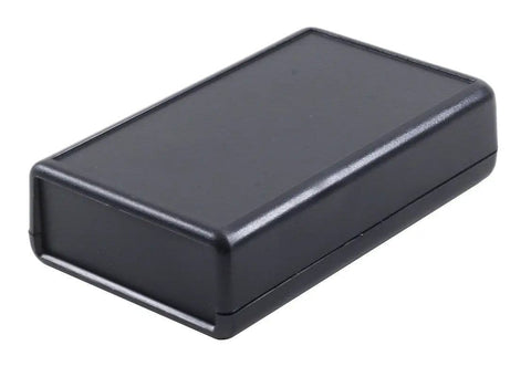 Black ABS Plastic Project Box With Battery Compartment And PR1593Q PCB, Fits 1x9V Or 1To4xAAA Or 2xAA Or 1xAA, compact size