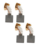 Replacement Carbon Brush Set Of 4 For Makita Angle Grinders 0.6 X 0.27 X 0.7 In with springs shown