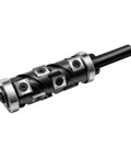 Spiral Flush Trim Router Bit, One Half Inch Shank, 65mm Cutting Length, 32mm Diameter, Top And Bottom Bearing, Heavy Duty CNC Woodworking Bit With Replaceable Carbide Inserts, 12 Piece Set For Precise Flush Cutting And Trimming