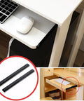 Heavy Duty 16 Inch Drawer Slides 1 Pair Full Extension Under Mount Ball Bearing With Quiet Smooth Action Double Row Steel Balls Hidden Slow Closing Piston Two Fold Setup Built To Last Steel Construction on desk drawer