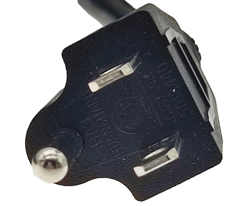 Close-up of Electric Pallet Jack Charger Cable 1115-500006-10 compatible with Big Joe EZ30 E30 D40 EZ40 showing plug detail