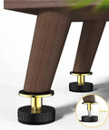 Adjustable Furniture Feet Set Of 12 With Threaded Legs For Beds Cabinets Sofas And More Wobble Free Leveling Feet Heavy Duty Support