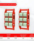 Heavy Duty Machinery Mover 20T Electric Remote Control Skate For Industrial Equipment Dolly with pairs of green rollers.