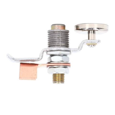 Xixian 600A Heavy Duty Welding Ground Clamp With Super Strong Magnet And Thickened Brass Nose, close-up of metal components.
