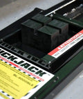4Pcs Universal Jack Bracket Pads With Slot Design Pinch Weld Blocks For Car Chassis Protection on QuickJack setup.