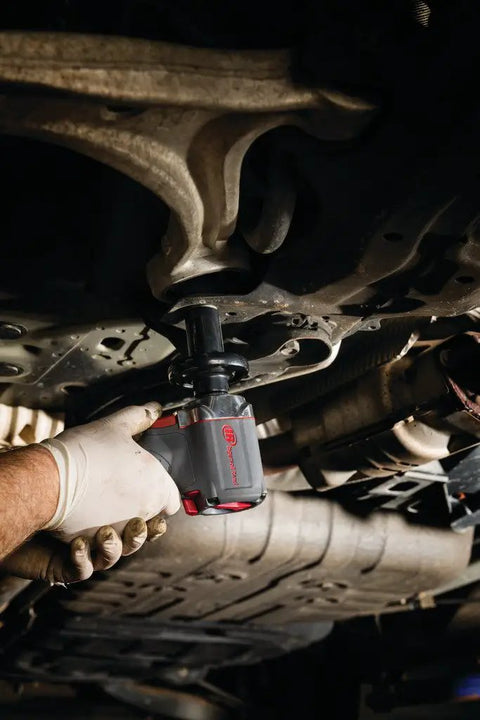 Mechanic using PowerSocket 24mm Gives Your Half Inch Impact Tool Up To 50 Percent More Torque, Lightweight Compact Socket.