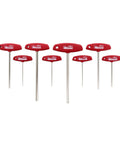 8 Piece Metric T Handle Hex Driver Set 2.0mm To 10mm With Ergonomic Grip Hardened Alloy Steel Anti Corrosion Nickel Finish