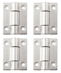 Adjustable Torque Damping Hinge Pack Of 4 For Cabinets And Industrial Settings With Beefy Black Construction Heavy Duty Zinc Alloy Build Includes All Mounting Screws For Quick Install On Doors Or Enclosures