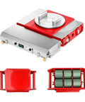Heavy Duty Machinery Mover with Precision Remote Steering and 360 Degree Swivel for 20 to 50 ton industrial transport.