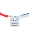Beefy Vertical Clamp Set Three Pack With 90 Kg 198 Lbs Max Clamping Force Quick Release Woodworking Clamp Lever Action And 60 Degree Handle Opening For Secure Smooth Clamping, red handle