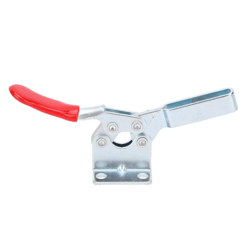 Beefy Vertical Clamp Set Three Pack With 90 Kg 198 Lbs Max Clamping Force Quick Release Woodworking Clamp Lever Action And 60 Degree Handle Opening For Secure Smooth Clamping, red handle