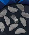 80 Keys Assortment In 8 Sizes With 45 Steel For Mechanical Industry, Heavy Duty Metal Key Set displayed against dark background