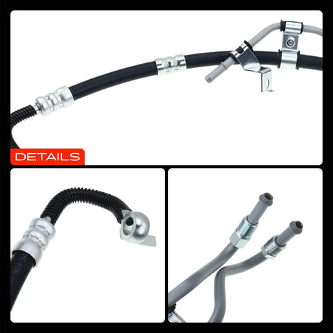 Power Steering Pressure And Return Hose Line Assembly For Toyota Camry Solara 2002 To 2009 Two Point Four L L4 close-up details