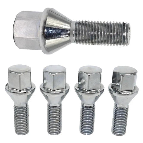 Premium Car Wheel Studs Kit For Opel Astra Corsa Ascona Adam. Upgrade Your Lug Bolt Screw Set With Longer 4-Piece Or 5-Piece Replacement Parts Made From High-Temp Forged Steel For Serious Ride Quality And Safety Today. 4-piece forged steel wheel studs with hex nuts