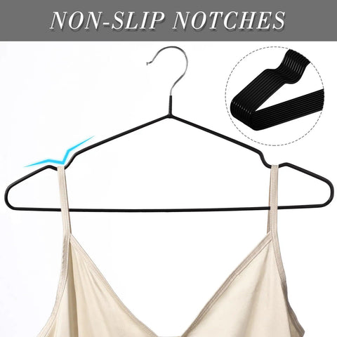 100 Pack Non Slip Metal Hangers For Clothes Dope Space Saving Triangle Design 15.7 Inch Heavy Duty Coat Suit Bridal Dress Hangers