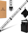 Golf Ball Retriever And Picker Upper Tube With Carry Bag, durable aluminum alloy shag tube and storage bag visible