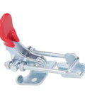 Built Tough Toggle Latch Clamp For Cabinets And Machines Adjustable Door Latch in 304 Stainless Steel with red handle