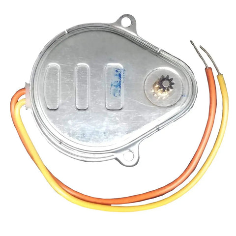 Top view of MD10 Replacement Motor For Honeywell 802360JA 24 VAC Zone Valve V8043 V8044 with visible wires and gear