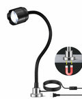 1200 Lumen Magnetic Work Light with Extendable 16 Inch Gooseneck and Strong Magnetic Base for Hands Free Illumination in Garage or Shop