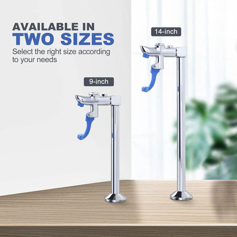 Self Service Glass Filler Faucet For High Traffic Bars Hotels Cafes 9 Inch Deck Mount Water Filler Station Stainless Steel