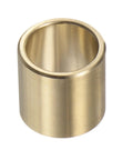 Heavy Duty Brass Sleeve Bearings 1/2 Inch Bore 5/8 Inch OD and Length Oilless Plain Bushings showing solid brass construction.