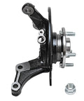 Side view of 2.5L Front Left Steering Knuckle For 02-06 Nissan Altima, Driver Side Steering Knuckle And Wheel Bearing Hub Assembly Replacement