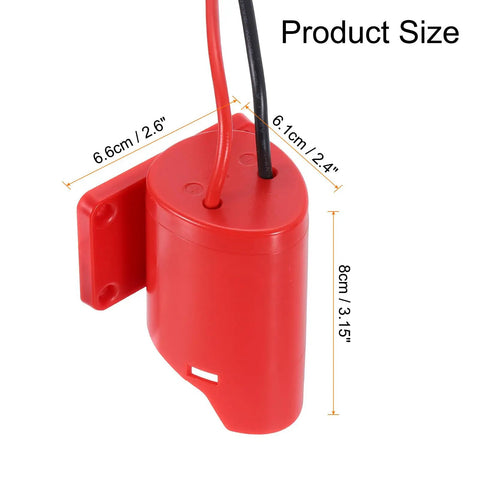 Plug And Play Battery Adapter Converter Kit For DIY RC Cars And Trucks 12V Battery Ready 12 AWG Wire Harness Connector Red