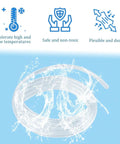 Ten Foot Portable Air Conditioner Drain Hose Kit 3/5 Inch Leakproof Universal Drain Pipe Replacement for Window Units and Mini Splits Long Flexible Hose for No Mess Easy AC Drainage and DIY Install