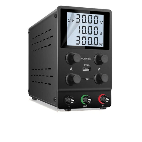 Beefy 32V 6A DC Variable Voltage Laboratory Power Supply With Built In Cooling Fan Safe Overcurrent And Overvoltage Protection