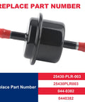 Heavy Duty Automatic Transmission Filter For Honda And Acura Cars Including Accord Civic CR-V CR-Z MDX RDX RLX TSX RSX TL ZDX Replaces 25430-PLR-003 And 044-0382 25430PLR003 0440382 With Easy Install And Superior Debris Protection