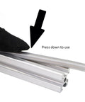 6 Meter Aluminum Extrusion T Slot Cover Seal Dust Strip Bracket Insert Channel Filler That Keeps Dirt Outta Rails For 6mm 80 20 1010 2020 2040 Series V Slot Rail Profile Accessories Hardware, press-in silver strip on aluminum rail