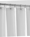 30 Pack Oval Shower Curtain Hooks Black Rustproof Metal Rings With Smooth Glide For Bathroom Curtains And Window Drapes