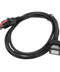 Beefed Up Pro Grade PVC POS Cable For Barcode Scanner And Printer 5.9ft Data Transmission Cord shown in coiled view