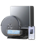Flow 2 Robot Vacuum And Mop Combo With 31000 Pa Suction FlowWash Self Cleaning Mop with smartphone control interface