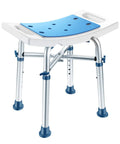 Lightweight Nonslip Shower Chair For Inside Shower And Bathtub Durable Aluminum Bath Stool With Anti Slip Seat Suction Cup Legs