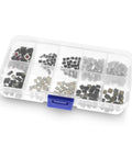 250 Pcs 10-Value Micro Momentary Tactile Push Button Switch Kit For Breadboard And PCB Projects in plastic organizer