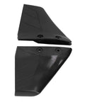 Abs Plastic Marine Hydrofoil Stabilizer Fin For Outboard Engines 4 To 50HP, black ABS plastic fins with bolt holes