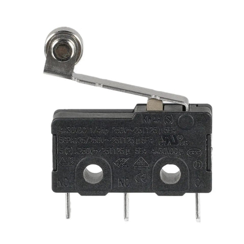 Micro Limit Switch With Momentary Roller Lever Arm SPDT 1NO 1NC 3 Pins 5A 125 and 250 VAC For Your Automation Gear Pack of 10