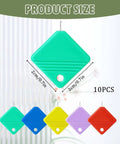 10 Pack Automatic Needle Threaders For Sewing Machines Self Threading Tool For Embroidery Floss Hand Sewing And Cross Stitch Plastic Threader That Fits All Needle Sizes In A Color Set Of Red Yellow Blue Green And Gray