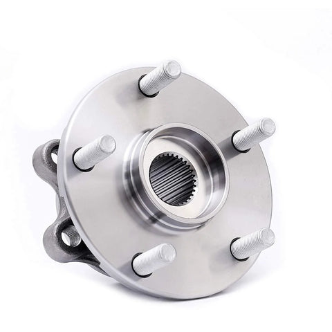 Front view of Front Wheel Bearing Hub Assembly Set for 2006 2012 Toyota RAV4 3.5L V6, 2013 2018 RAV4, 2011 2016 Scion tC