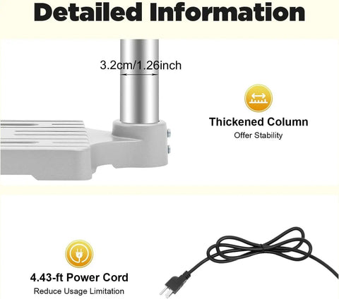 Compact Mini Benchtop Drill Press With Variable Speed Control Up To Sixteen Grand and quick change collar detail, thickened column and power cord.