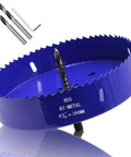 6.3 Inch Hole Saw Kit With Hex Shank Drill Bit Adapter Bi Metal HSS Cutter For Wood Plastic Drywall Fiberboard Cornhole Boards
